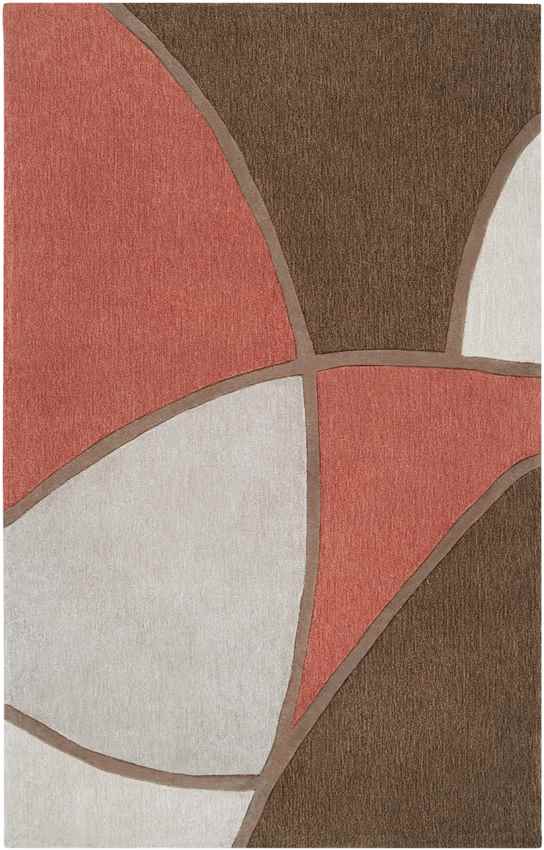 Edson Modern Rust Area Rug