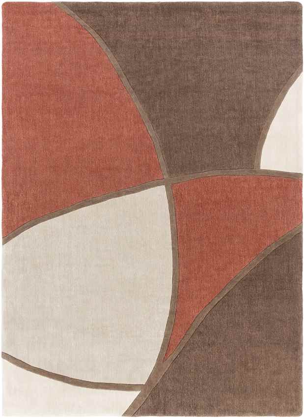 Edson Modern Rust Area Rug