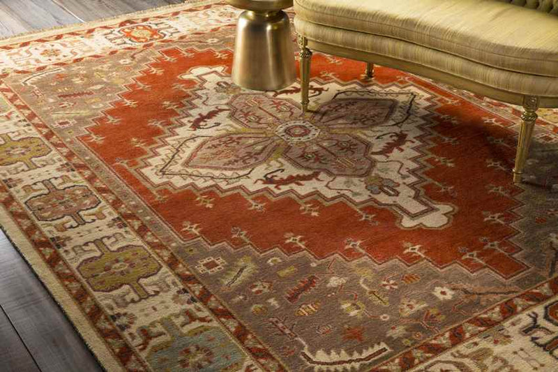 Antony Traditional Clay Area Rug