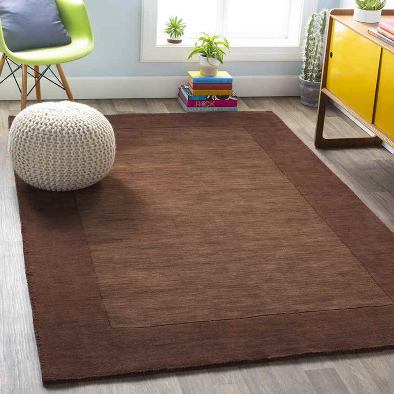 Reims Modern Dark Brown Area Rug