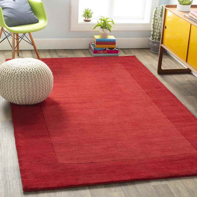 Reims Modern Dark Red Area Rug