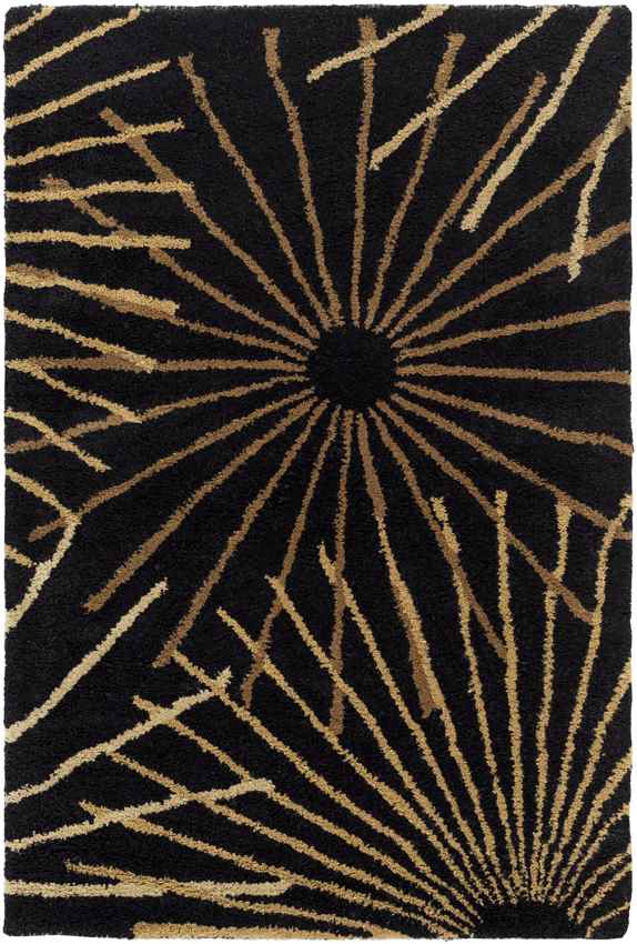 Fox Creek Modern Black Area Rug