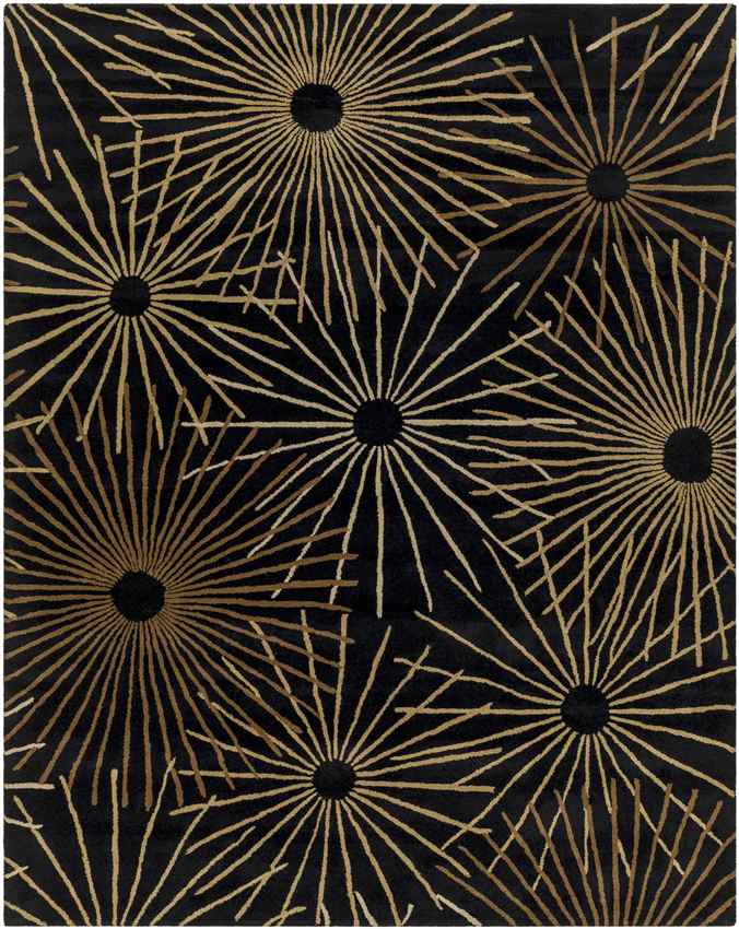 Fox Creek Modern Black Area Rug