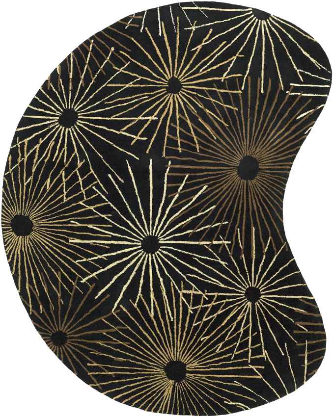 Fox Creek Modern Black Area Rug