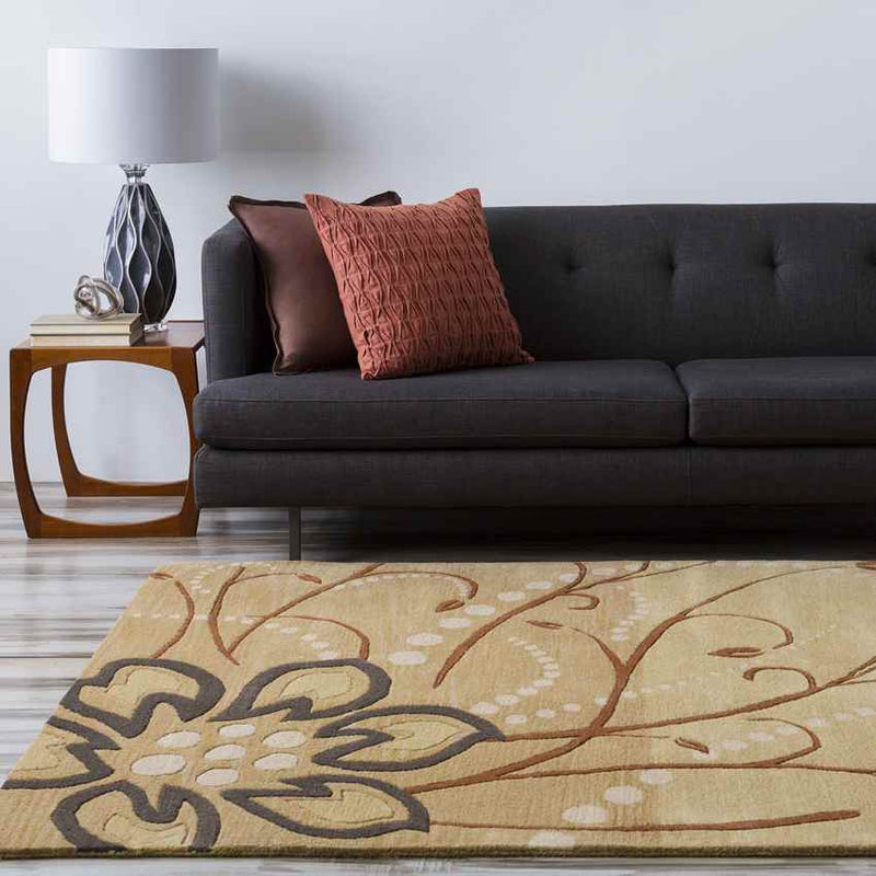 Gibbons Modern Camel Area Rug