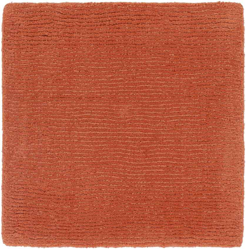 Rennes Modern Burnt Orange Area Rug