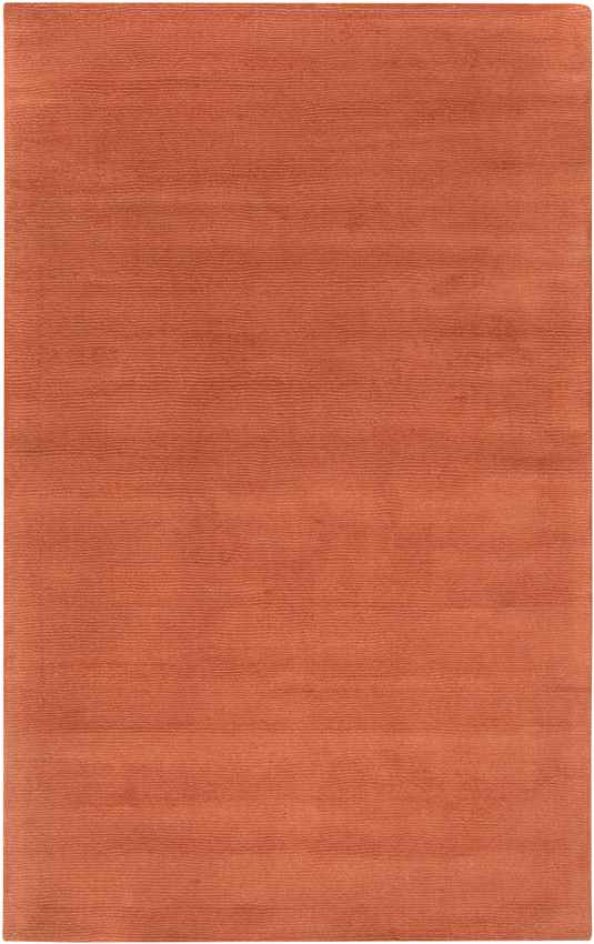 Rennes Modern Burnt Orange Area Rug