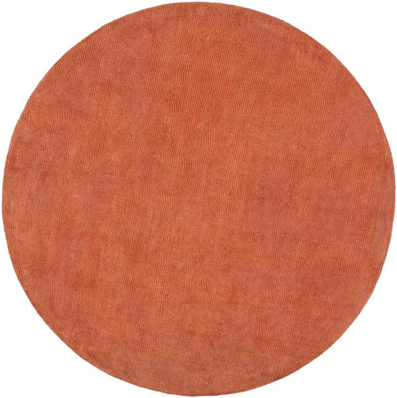 Rennes Modern Burnt Orange Area Rug