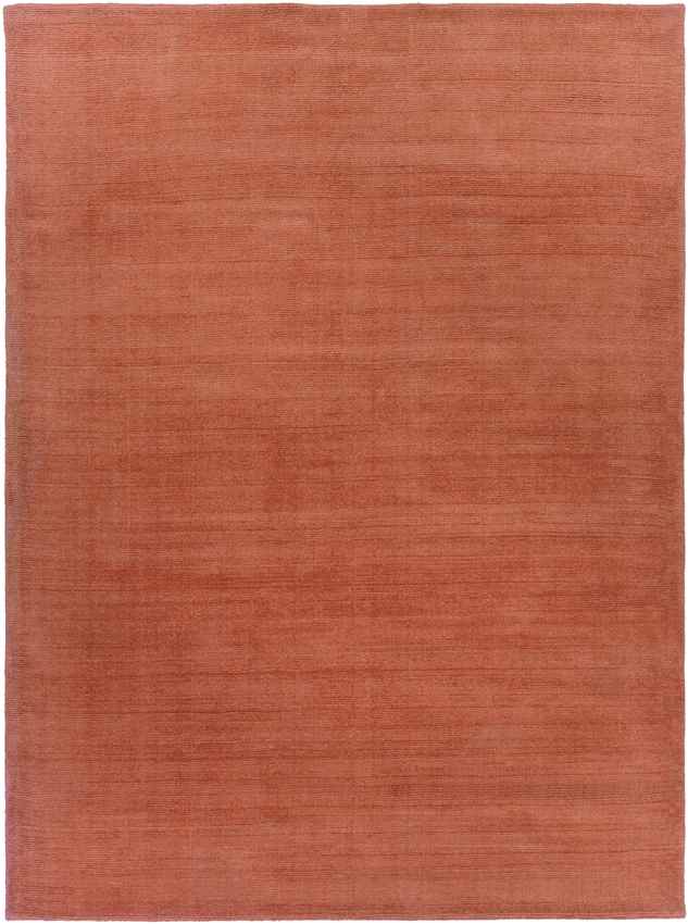 Rennes Modern Burnt Orange Area Rug