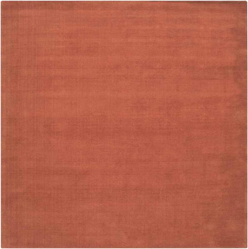 Rennes Modern Burnt Orange Area Rug