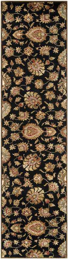 Grimshaw Traditional Black Area Rug