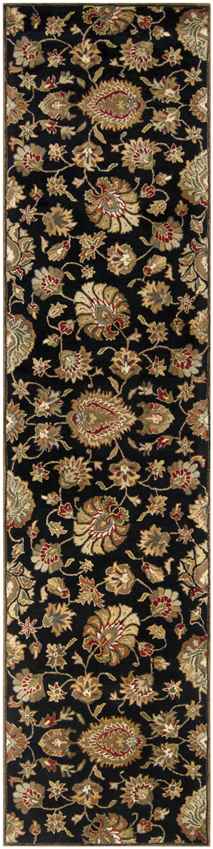 Grimshaw Traditional Black Area Rug