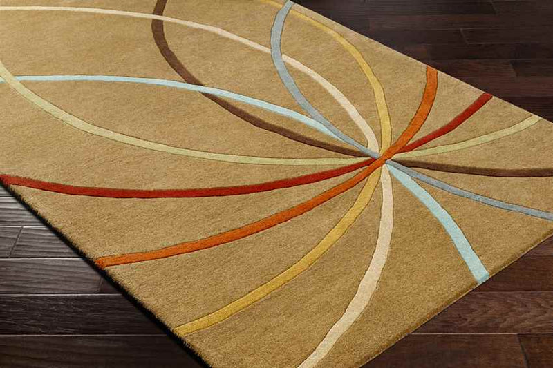 Falher Modern Tan Area Rug