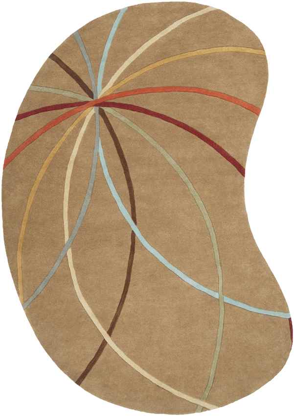 Falher Modern Tan Area Rug