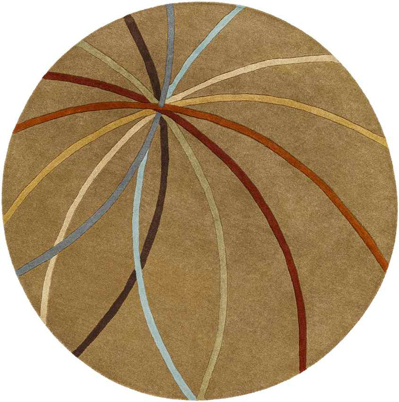 Falher Modern Tan Area Rug