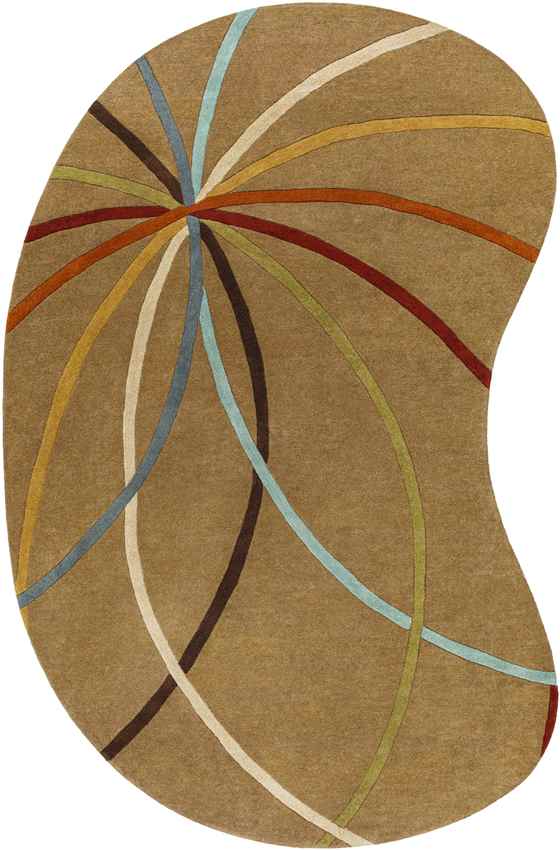 Falher Modern Tan Area Rug