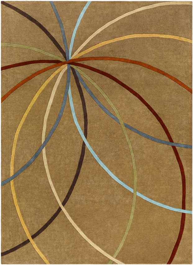 Falher Modern Tan Area Rug