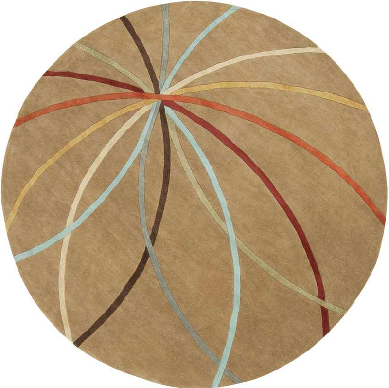 Falher Modern Tan Area Rug