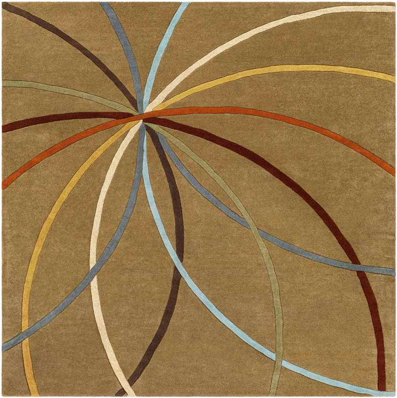 Falher Modern Tan Area Rug