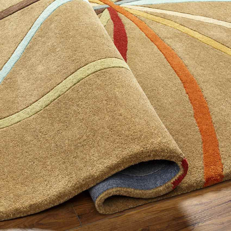 Falher Modern Tan Area Rug