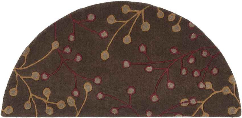 Le Havre Cottage Dark Brown Area Rug