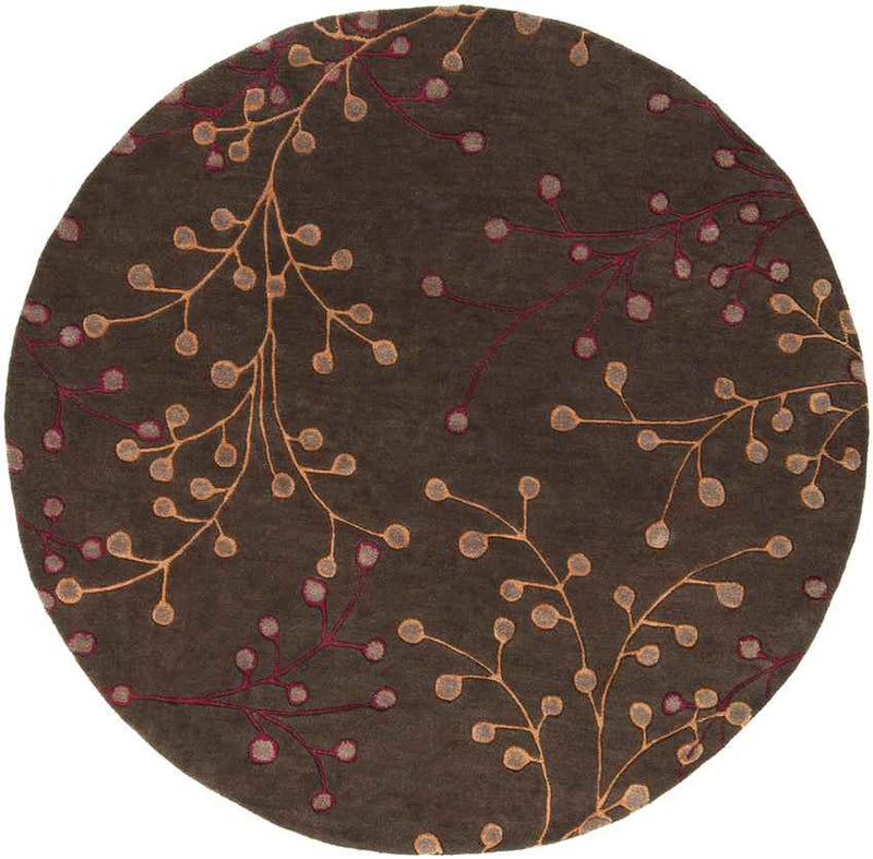 Le Havre Cottage Dark Brown Area Rug