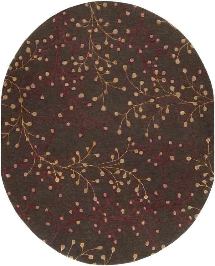 Le Havre Cottage Dark Brown Area Rug