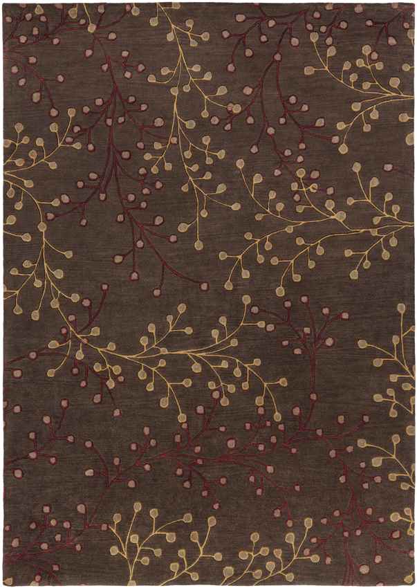 Le Havre Cottage Dark Brown Area Rug