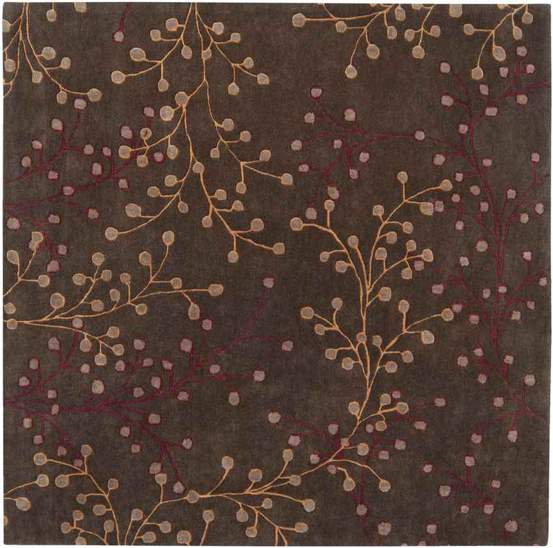 Le Havre Cottage Dark Brown Area Rug