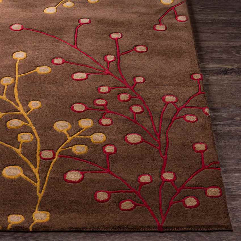 Le Havre Cottage Dark Brown Area Rug