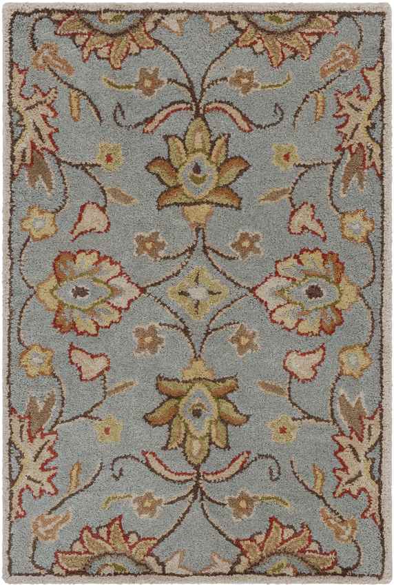 Eckville Traditional Brick Area Rug