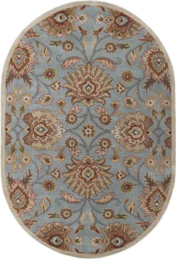 Eckville Traditional Brick Area Rug