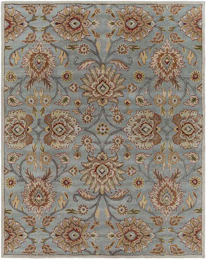 Eckville Traditional Brick Area Rug