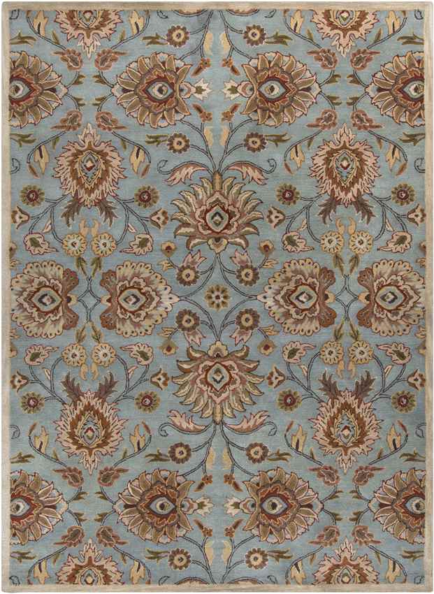 Eckville Traditional Brick Area Rug