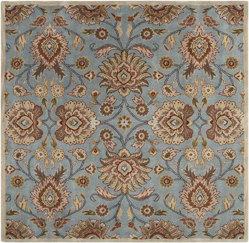 Eckville Traditional Brick Area Rug