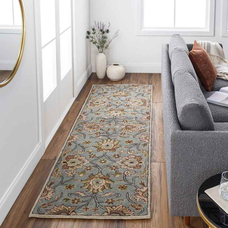 Eckville Traditional Brick Area Rug