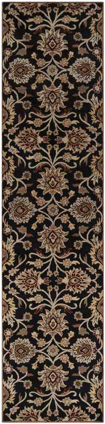 Eckville Traditional Black Area Rug