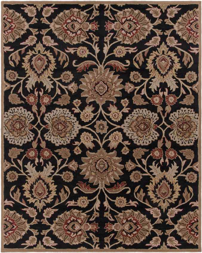 Eckville Traditional Black Area Rug