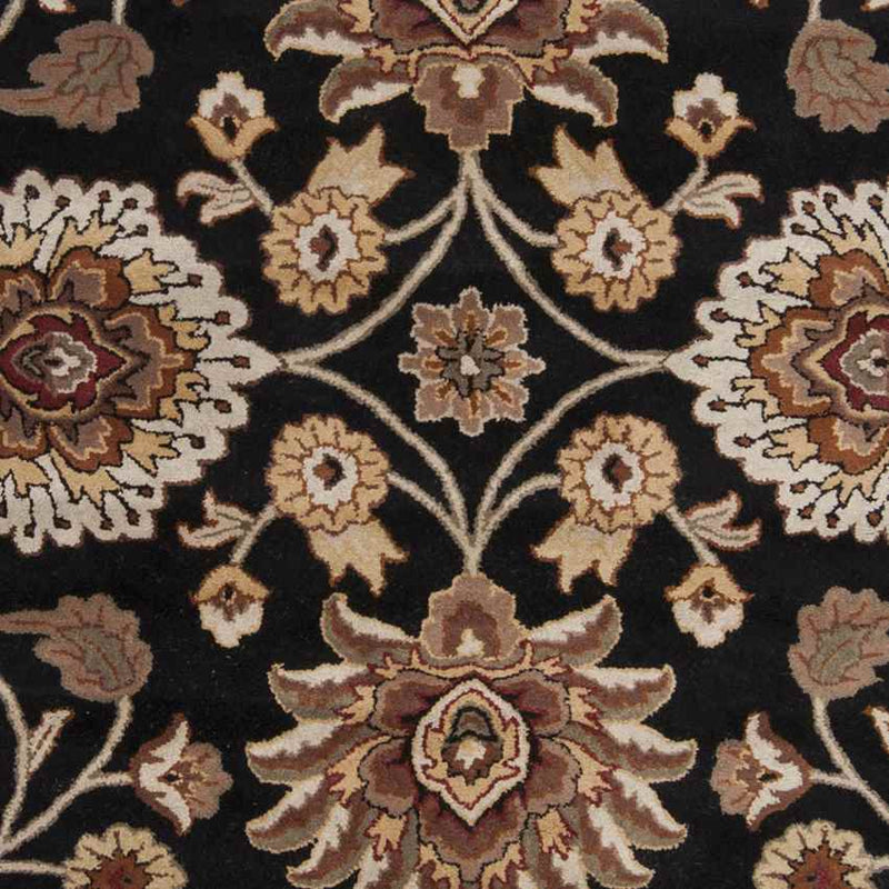 Eckville Traditional Black Area Rug