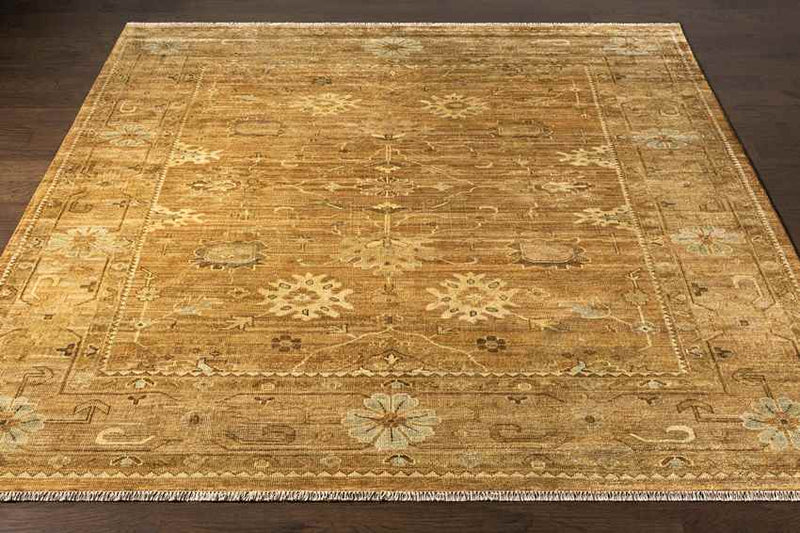 Provost Traditional Dark Brown Area Rug