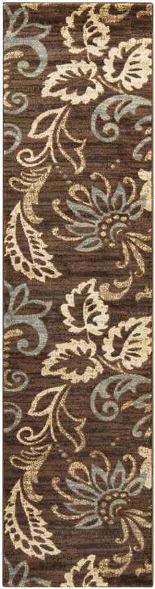 Stettler Cottage Dark Brown Area Rug