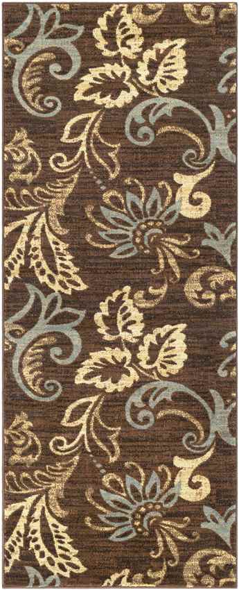 Stettler Cottage Dark Brown Area Rug