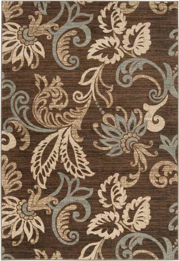 Stettler Cottage Dark Brown Area Rug