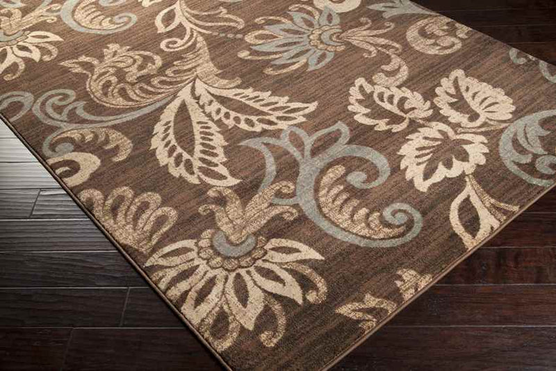 Stettler Cottage Dark Brown Area Rug