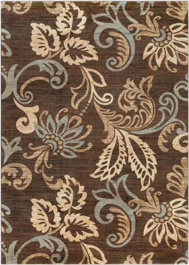 Stettler Cottage Dark Brown Area Rug