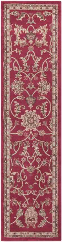 George Traditional Brick Area Rug