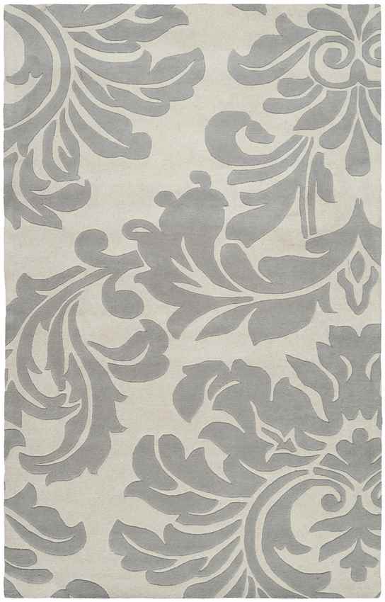 Trochu Traditional Medium Gray Area Rug