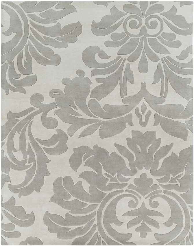 Trochu Traditional Medium Gray Area Rug