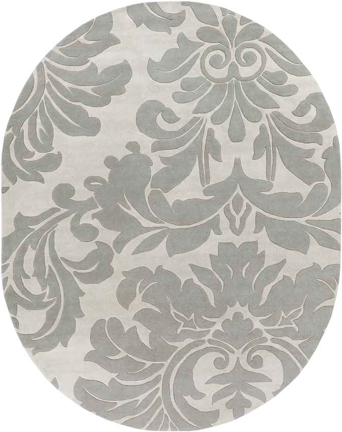 Trochu Traditional Medium Gray Area Rug