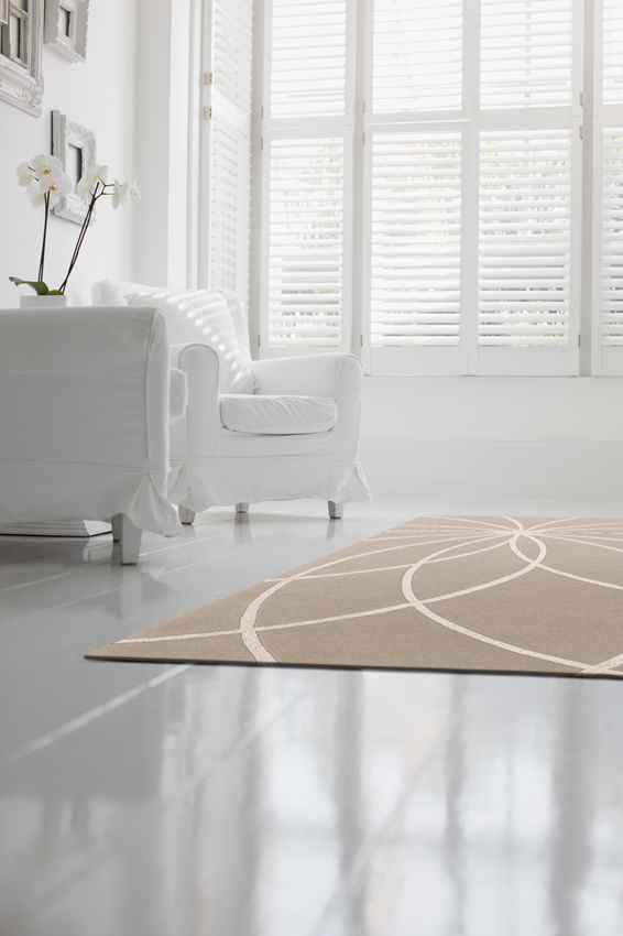 Falher Modern Khaki Area Rug